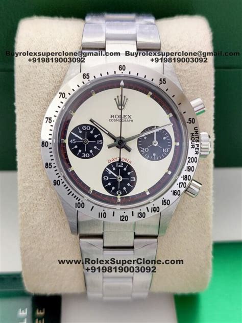 rolex daytona paul newman clone|who bought paul newman's rolex.